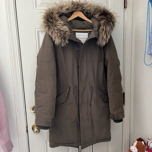 Community Vermont down parka winter jacket from Aritzia